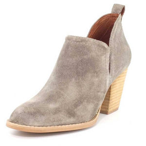 Jeffrey Campbell Rosalee Booties Taupe Tan Suede